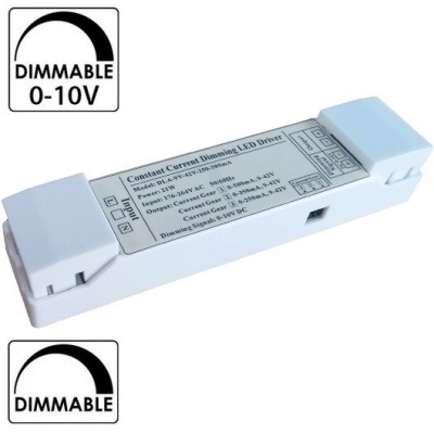 Dimmable Τροφοδοτικό LED 0-10V 21W 230V στα 9-42V 250-500mA